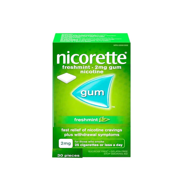 Nicorette Ultra Fresh Mint Gum 2mg, 30 Ct - My Vitamin Store