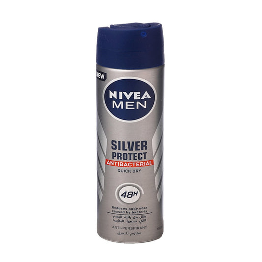Nivea Men Silver Protect Quick Dry Body Spray, 150ml - My Vitamin Store