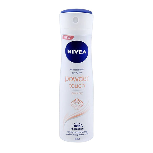 Nivea Powder Touch Quick Dry 48H Women Body Spray, 150ml - My Vitamin Store