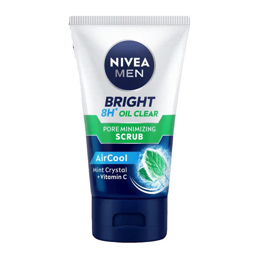 Nivea Men White Oil Clear Scrub, 100ml