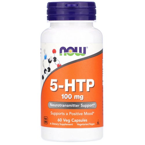 NOW 5-HTP 100 mg, 60 Ct - My Vitamin Store