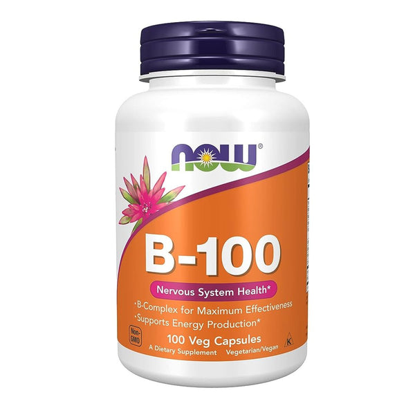 NOW B-100 Capsules, 100 Ct - My Vitamin Store