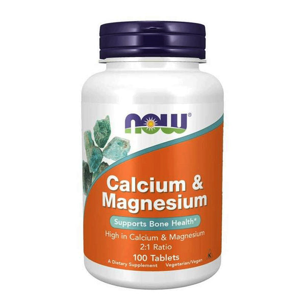 NOW Calcium & Magnesium, 100 Ct - My Vitamin Store