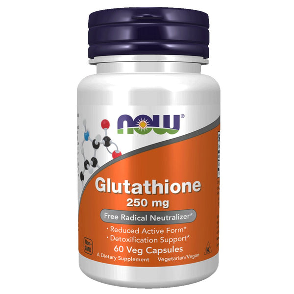NOW Glutathione 250mg, 60 Ct - My Vitamin Store
