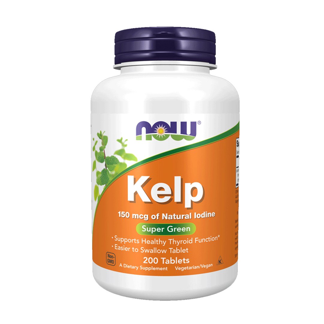 NOW Kelp 150mcg, 200 Ct