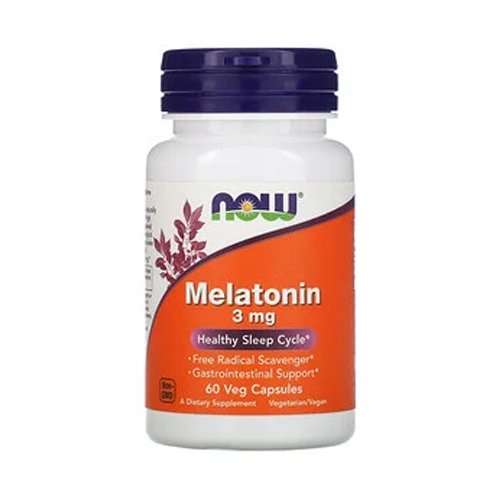 NOW Melatonin 3mg, 60 Ct - My Vitamin Store
