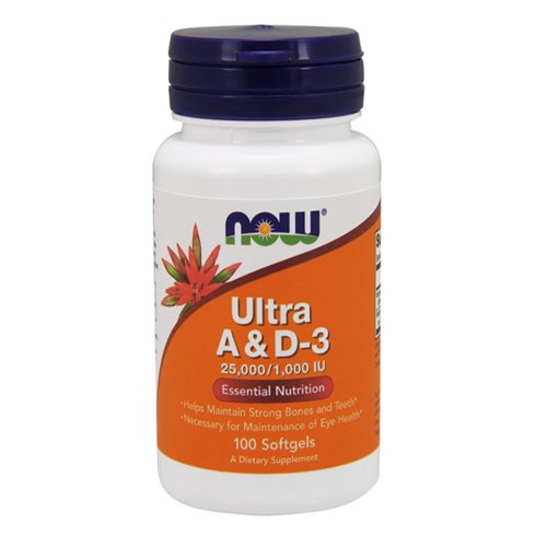 NOW Ultra A & D-3, 100 Ct