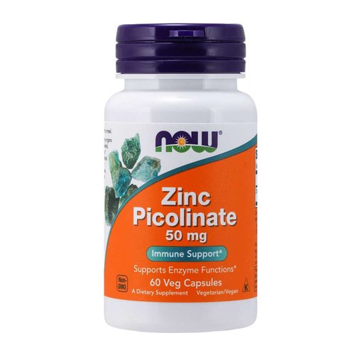 NOW Zinc Picolinate 50mg, 60 Ct - My Vitamin Store