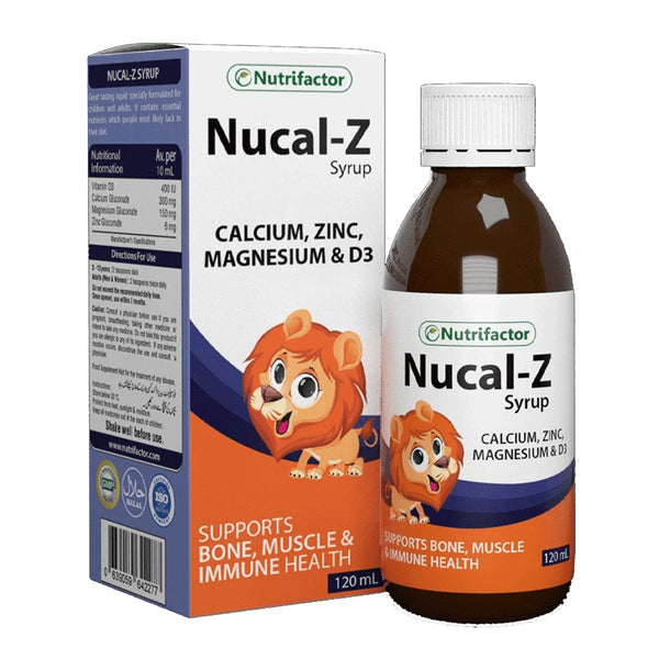 Nutrifactor Nucal Z Syrup, 120ml - My Vitamin Store
