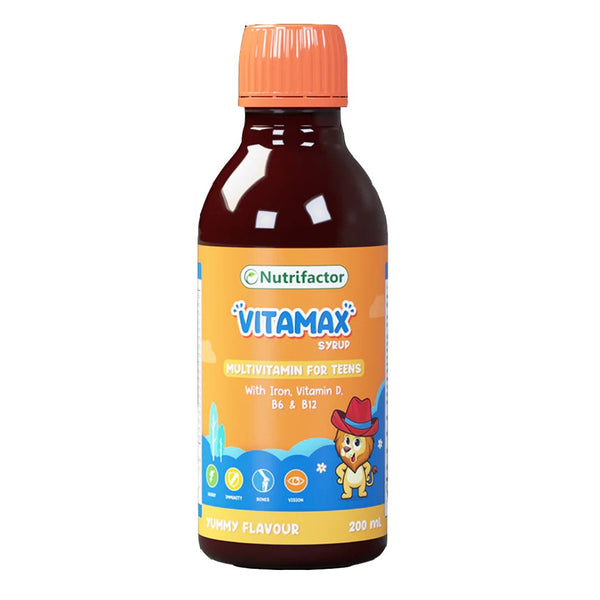 Nutrifactor Vitamax Syrup, 200ml - My Vitamin Store