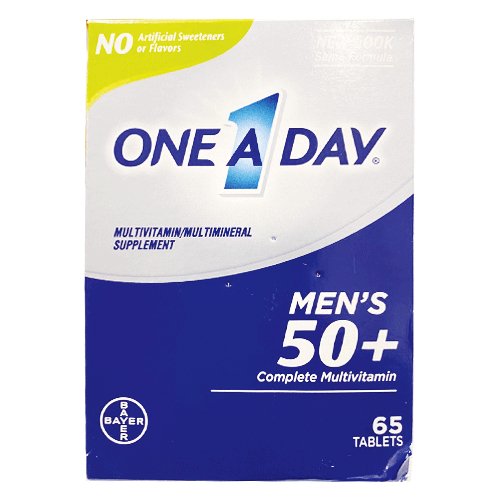 One A Day Men's 50+ Multivitamin, 65 Ct - My Vitamin Store