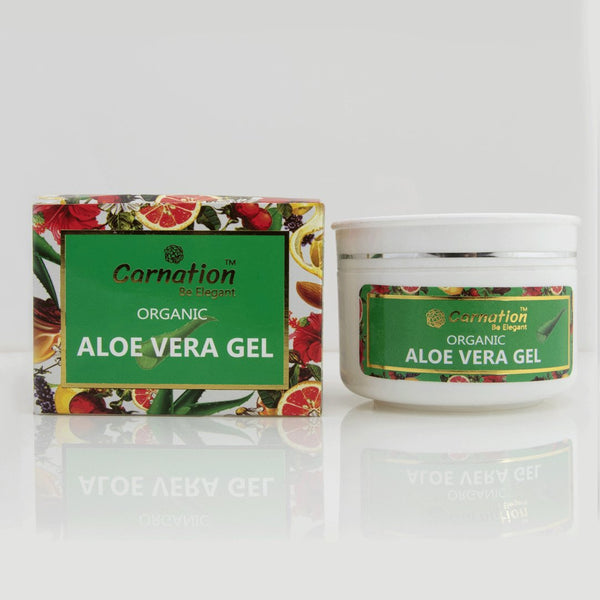 Organic Aloe Vera Gel, 100ml - Carnation - My Vitamin Store