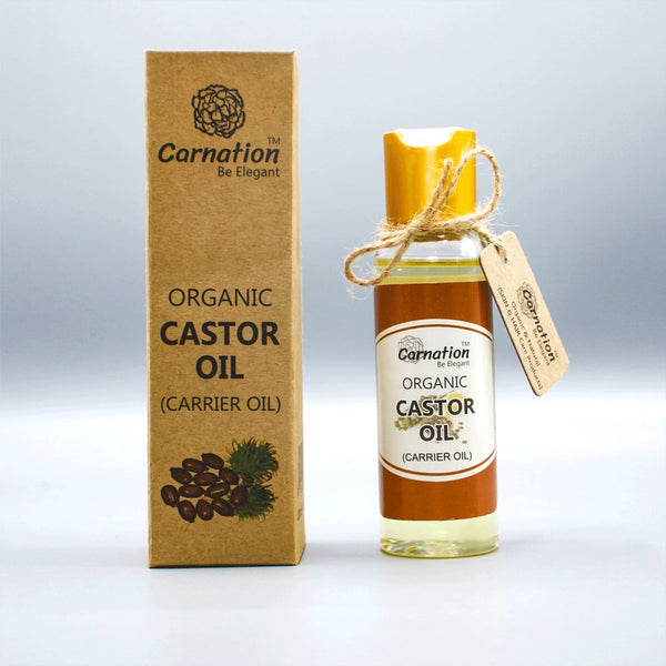 Organic Castor Oil, 100ml - Carnation - My Vitamin Store