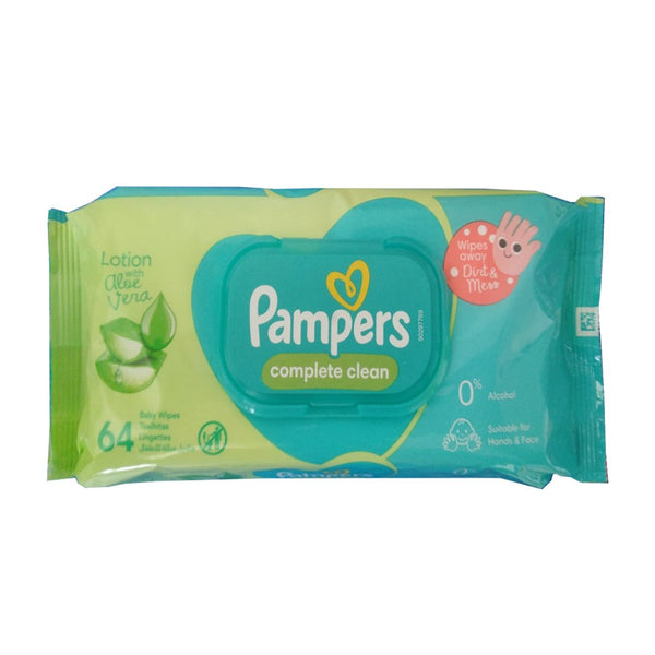 Pampers Complete Clean Baby Wipes, 64 Ct - My Vitamin Store
