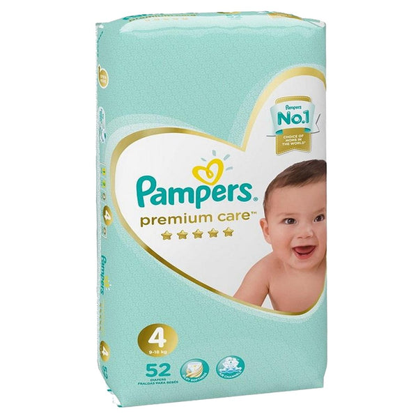 Pampers Premium Care Diapers Size 4, 52 Ct - My Vitamin Store