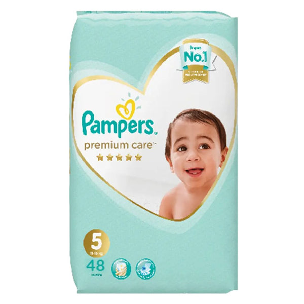 Pampers Premium Care Diapers Size 5, 48 Ct - My Vitamin Store