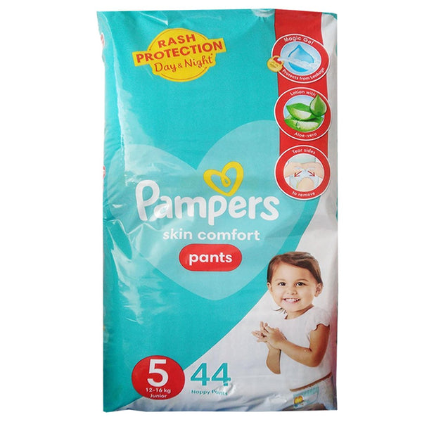 Pampers Skin Comfort Pants Size 5 (Junior), 44 Ct - My Vitamin Store