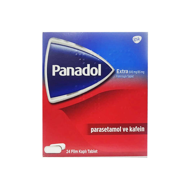 Panadol Extra 500mg/65mg, 24 Ct - My Vitamin Store