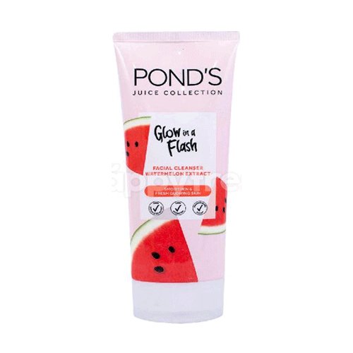 Pond's Glow in a Flash Facial Cleanser Watermelon Extract, 90g - My Vitamin Store