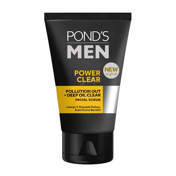 Pond's Men Power Clear Facial Scrub, 100g - My Vitamin Store