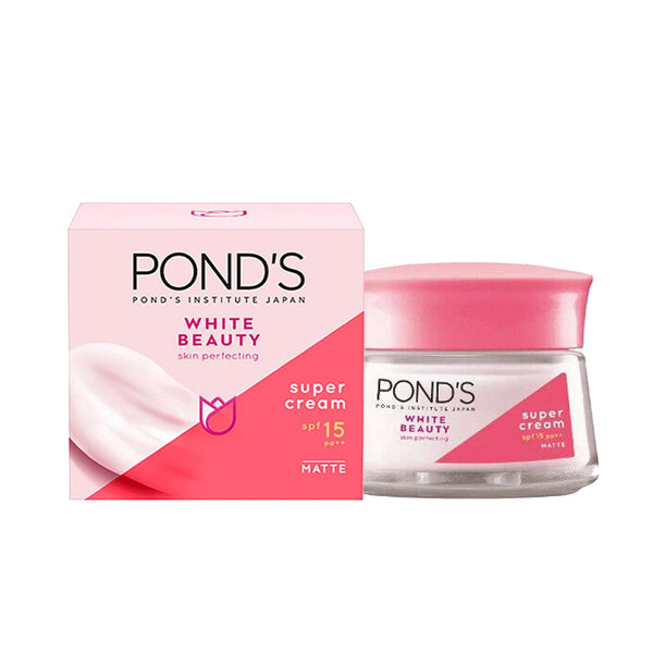 Pond's White Beauty Skin Perfecting Super Cream SPF 15, 50g - My Vitamin Store
