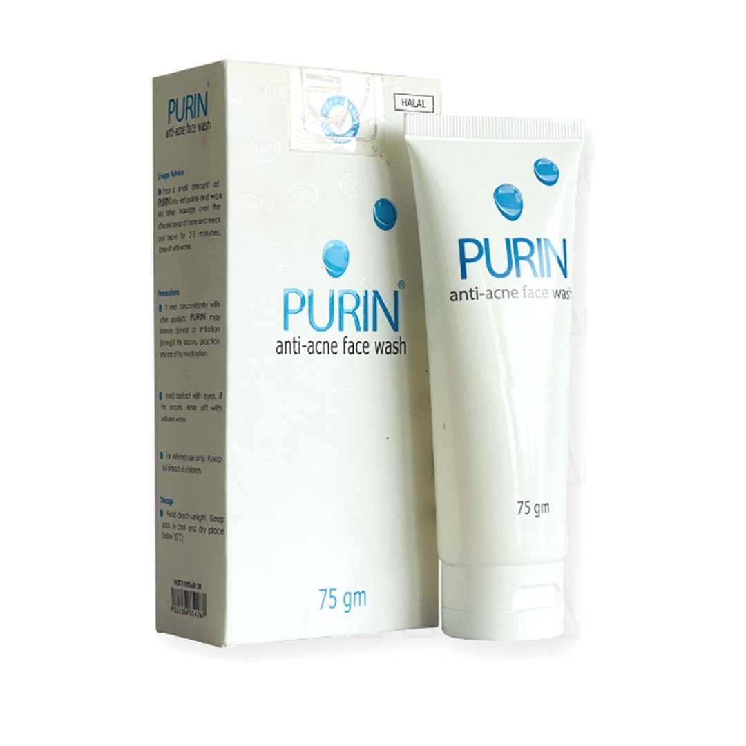 Purin Anti-acne Face Wash, 75g - My Vitamin Store