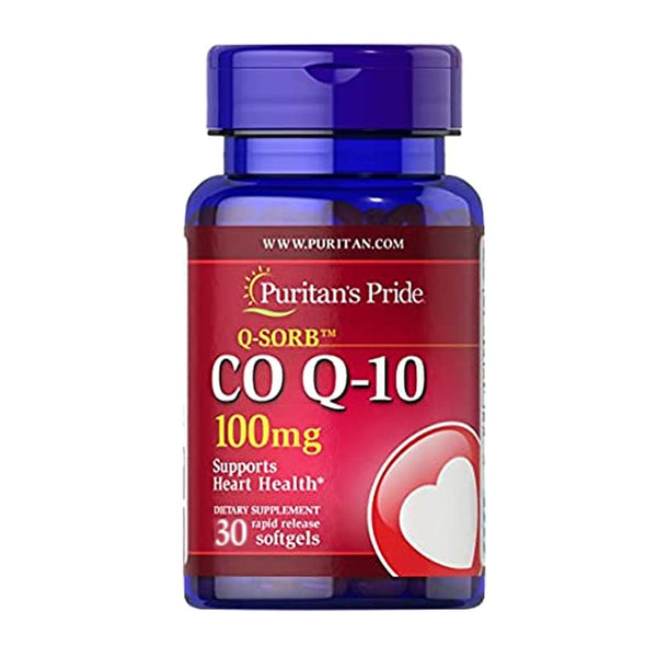 Puritan's Pride CoQ-10 100 mg, 30 Ct - My Vitamin Store
