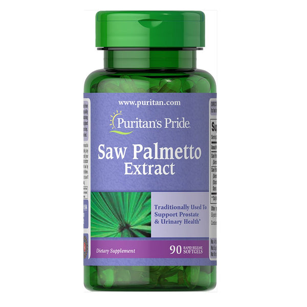 Puritan's Pride Saw Palmetto Extract, 90 Ct - My Vitamin Store