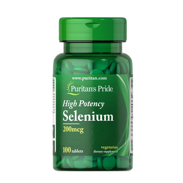 Puritan's Pride Selenium 200mcg, 100 Ct - My Vitamin Store