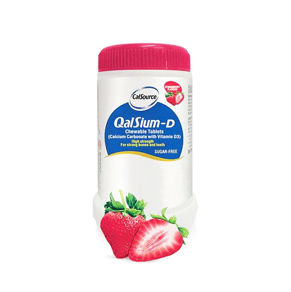 QalSium-D Strawberry - GSK - My Vitamin Store