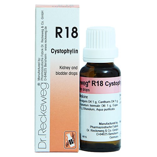 R18 Cystophylin for Kidney and Bladder - Dr. Reckeweg - My Vitamin Store