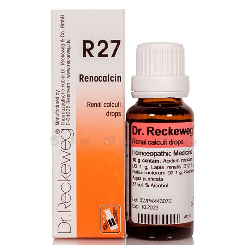 R27 Renocalcin for Kidney Stones - Dr. Reckeweg - My Vitamin Store
