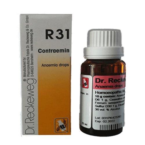 R31 Contraemin Drops for Anaemia - Dr. Reckeweg - My Vitamin Store