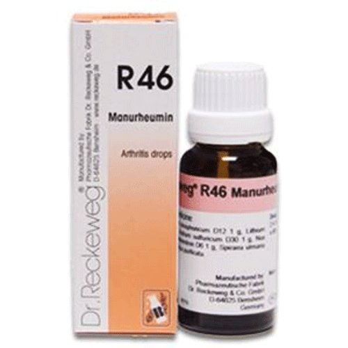 R46 Manurheumin Drops for Arthritis of Fore-arms and Hands - Dr. Reckeweg - My Vitamin Store