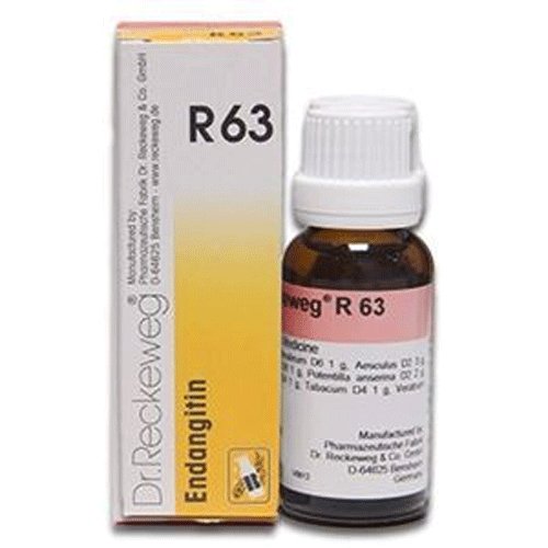 R63 Endangitin Drops For Impaired Circulation - Dr. Reckeweg - My Vitamin Store
