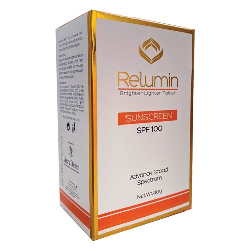 Relumin Sunscreen SPF 100 - Asra Derm - My Vitamin Store