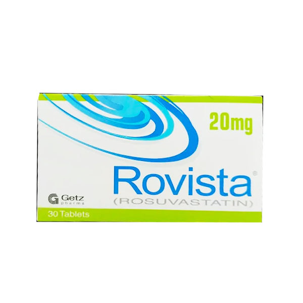 Rovista 20mg, 30 Ct - Getz Pharma - My Vitamin Store