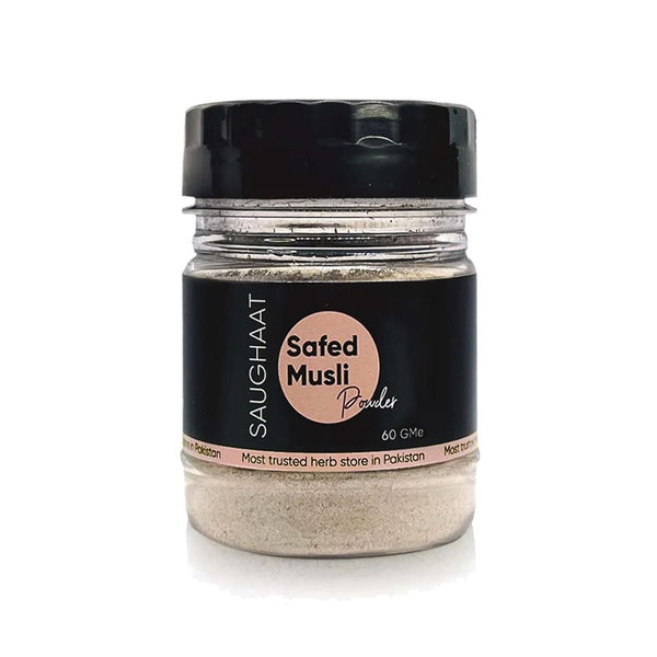 Safed (White) Musli Powder, 60g - Saughaat - My Vitamin Store