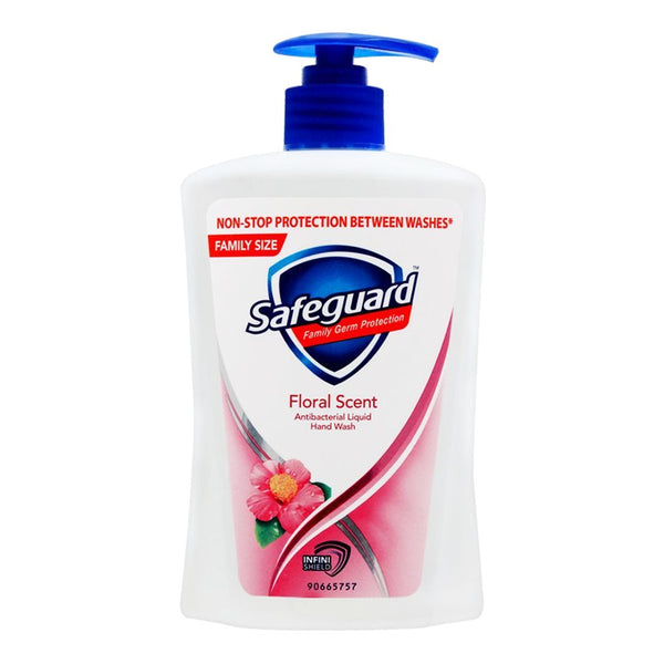 Safeguard Floral Scent Antibacterial Liquid Hand Wash, 420 ml - My Vitamin Store