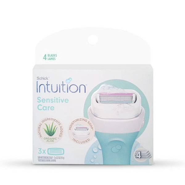 Schick Intuition Sensitive Care Blade Refills for Women, 3 Ct - My Vitamin Store