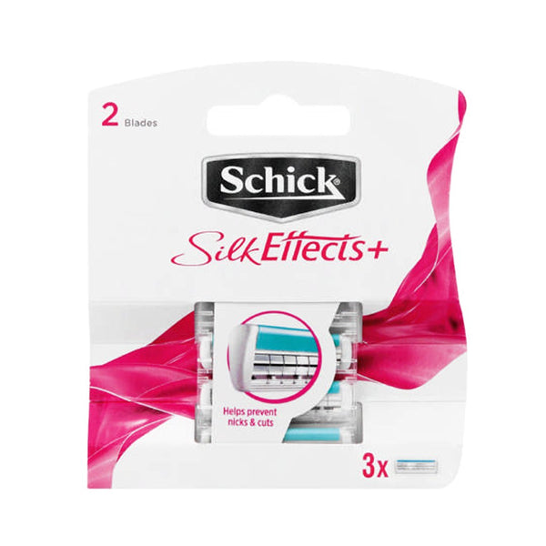 Schick Silk Effects+ Women Razor Blade Refills, 3 Ct - My Vitamin Store