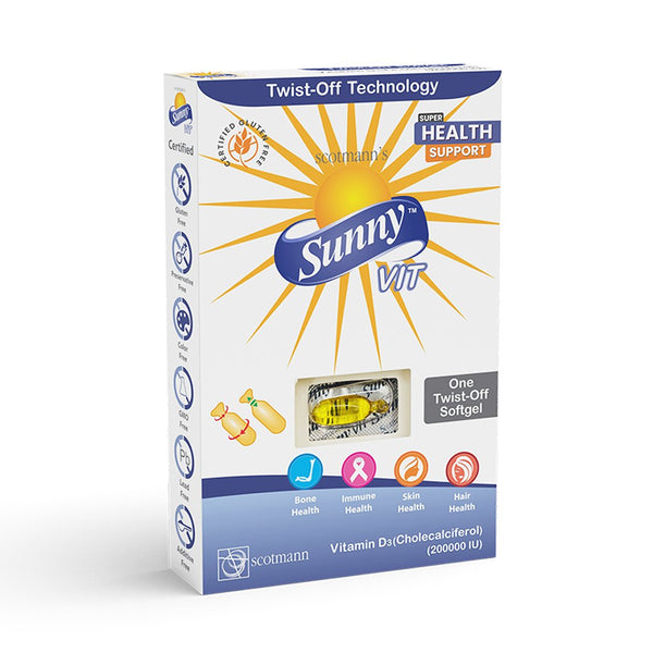 Scotmann Sunny Vit Twist Off Softgel (Vitamin D3 200000 IU), 1 Ct - My Vitamin Store