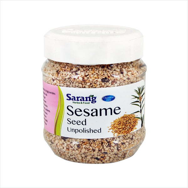 Sesame Seed Unpolished, 200g - Sarang - My Vitamin Store