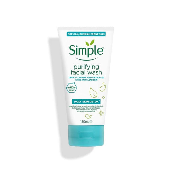 Simple Daily Skin Detox Purifying Gel Wash, 150ml - My Vitamin Store