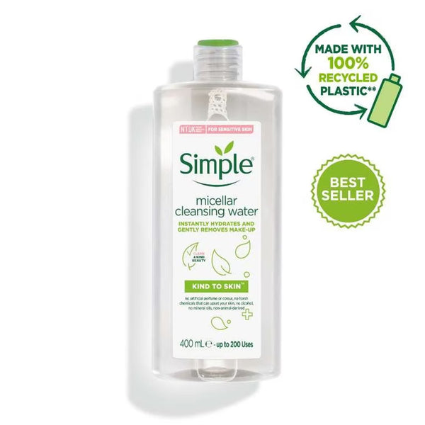 Simple Kind to Skin Micellar Cleansing Water, 400ml - My Vitamin Store