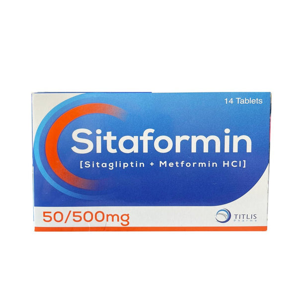 Sitaformin Tablets 50/500mg, 14 Ct - Titlis - My Vitamin Store