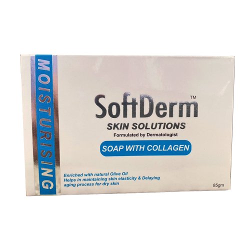 SoftDerm Soap with Collagen - Asra Derm - My Vitamin Store