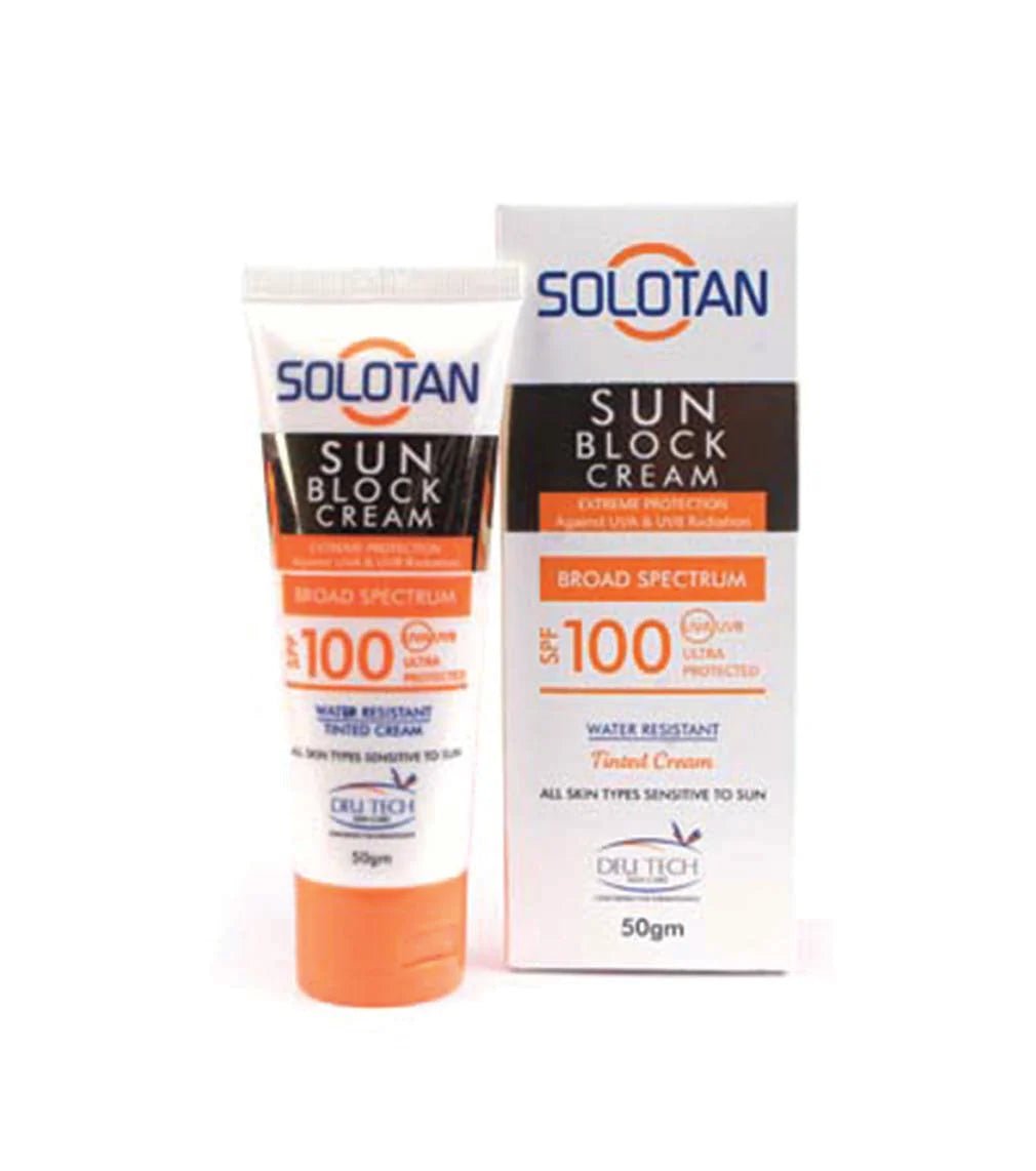 Solotan Sun Block Cream SPF 100, 50g - My Vitamin Store