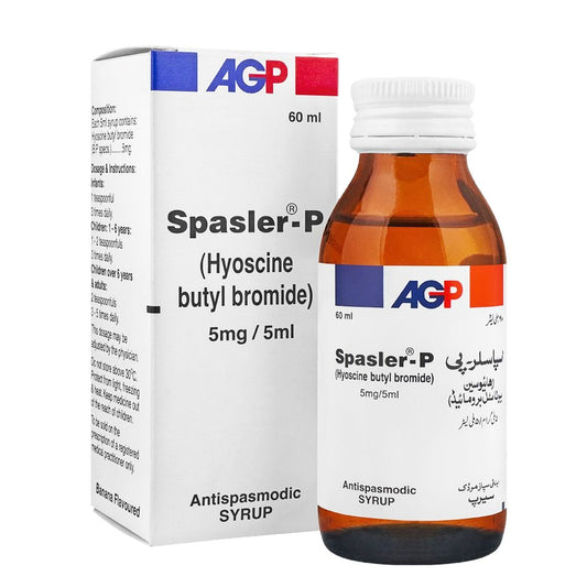 Spasler-P Syrup, 60ml - AGP - My Vitamin Store