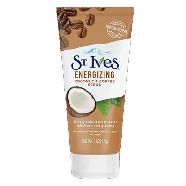 St. Ives Energizing Coconut & Coffee Scrub, 170g - My Vitamin Store